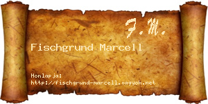 Fischgrund Marcell névjegykártya